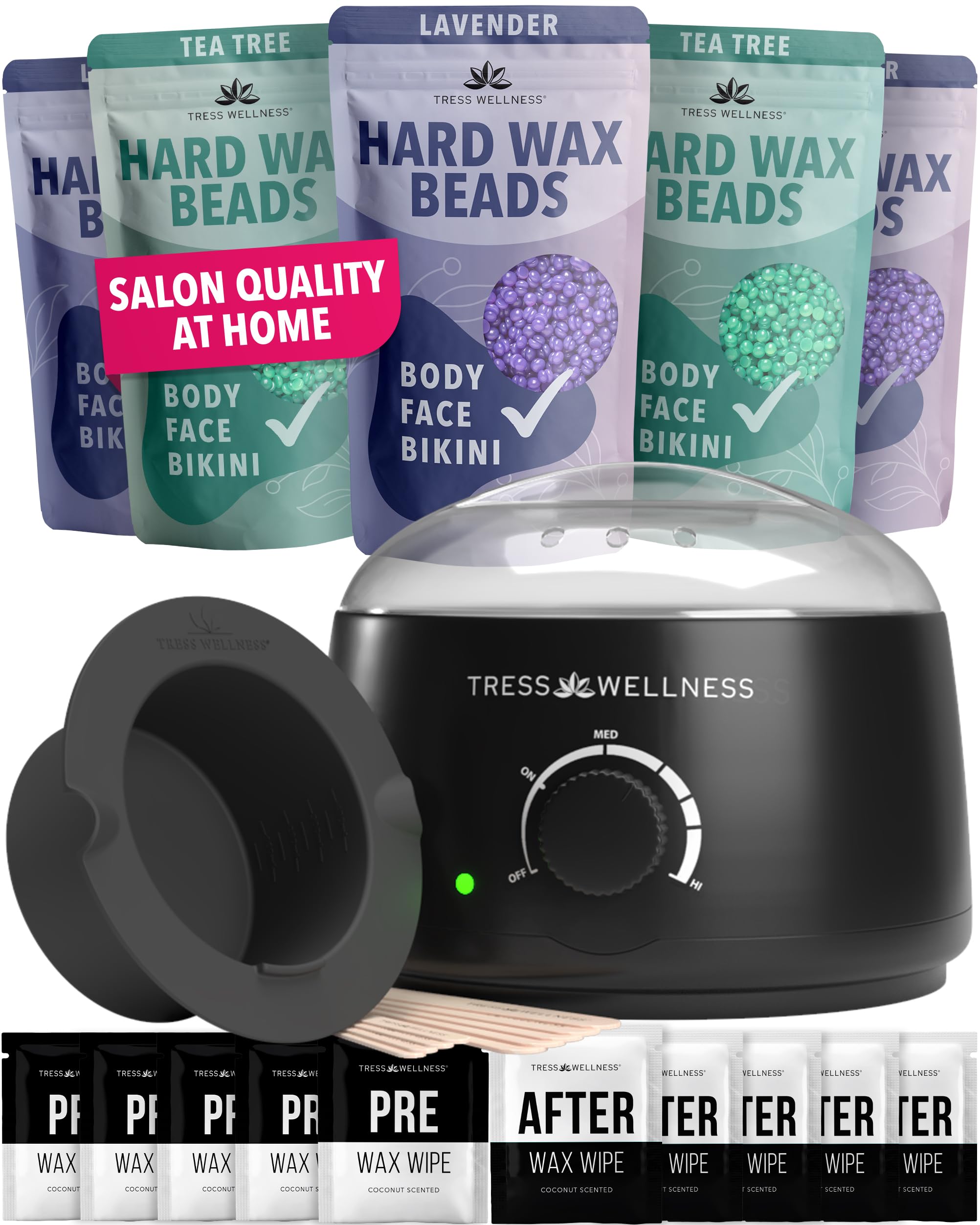 Amazon.com: Tress Wellness Award Winning Waxing Kit for Sensitive